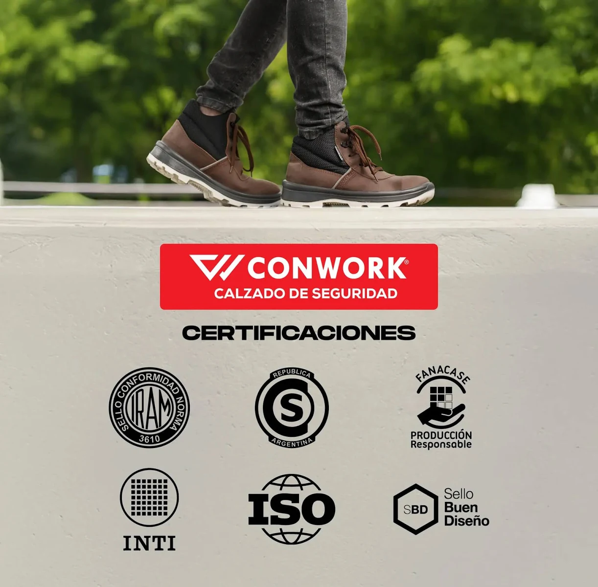 Botin Puntera De Acero Conwork